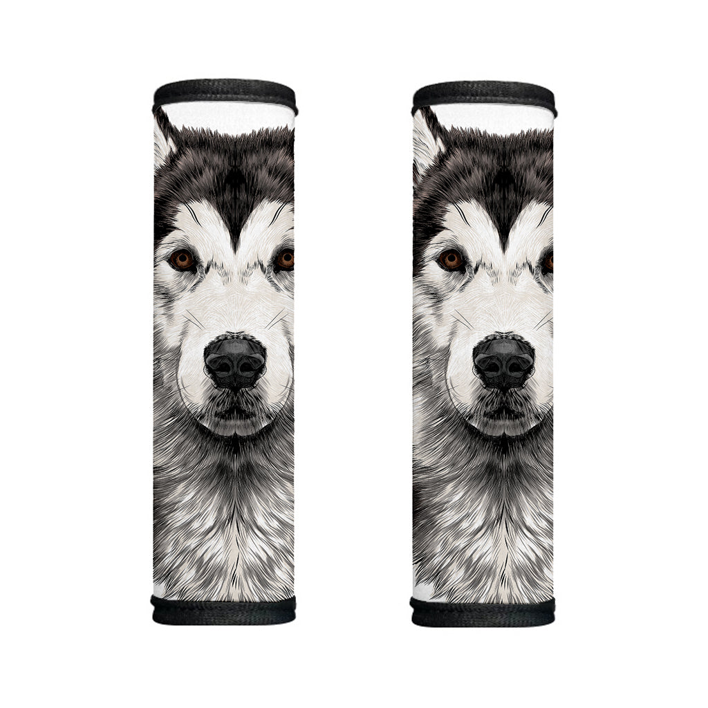 Hand Drawn Alaskan Malamute Print Handle Covers