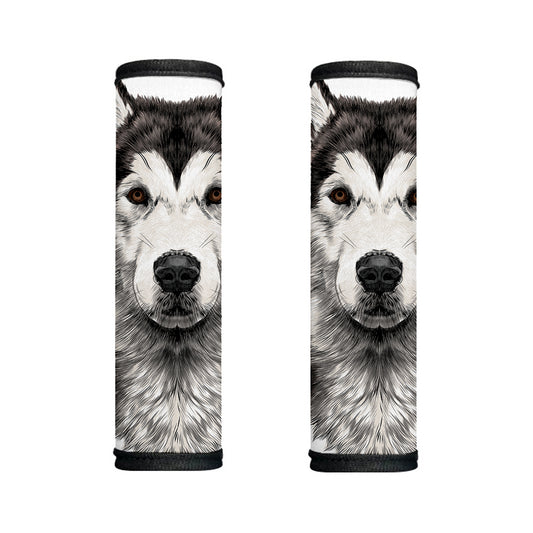 Hand Drawn Alaskan Malamute Print Handle Covers