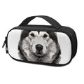 Hand Drawn Alaskan Malamute Print Portable Cooler Travel Case
