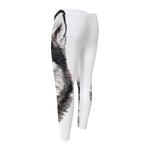 Hand Drawn Alaskan Malamute Print Men's Compression Pants