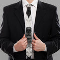 Hand Drawn Alaskan Malamute Print Necktie