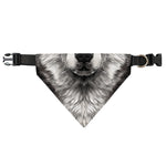 Hand Drawn Alaskan Malamute Print Over The Collar Dog Bandana