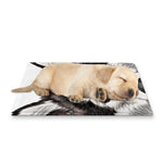 Hand Drawn Alaskan Malamute Print Pet Cooling Mat Cover