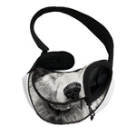 Hand Drawn Alaskan Malamute Print Pet Sling Carrier