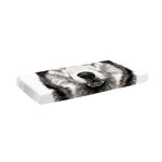 Hand Drawn Alaskan Malamute Print Piano Keyboard Cover