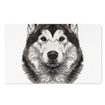 Hand Drawn Alaskan Malamute Print Polyester Doormat