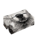 Hand Drawn Alaskan Malamute Print Rectangle Tissue Box Cover