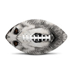 Hand Drawn Alaskan Malamute Print Rugby Ball