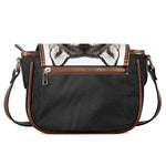 Hand Drawn Alaskan Malamute Print Saddle Bag