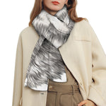 Hand Drawn Alaskan Malamute Print Scarf