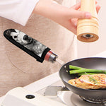 Hand Drawn Alaskan Malamute Print Skillet Handle Cover