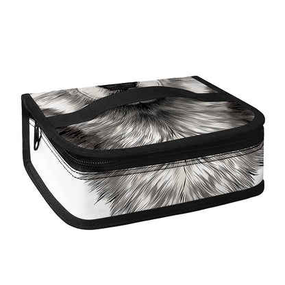 Hand Drawn Alaskan Malamute Print Small Lunch Bag