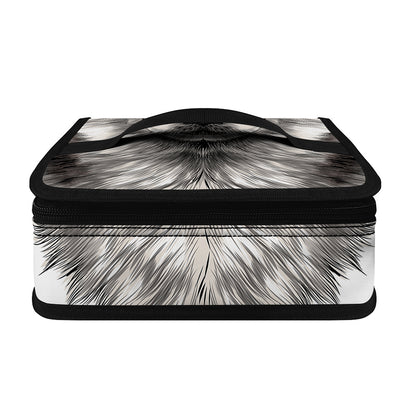 Hand Drawn Alaskan Malamute Print Small Lunch Bag