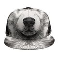 Hand Drawn Alaskan Malamute Print Snapback Cap