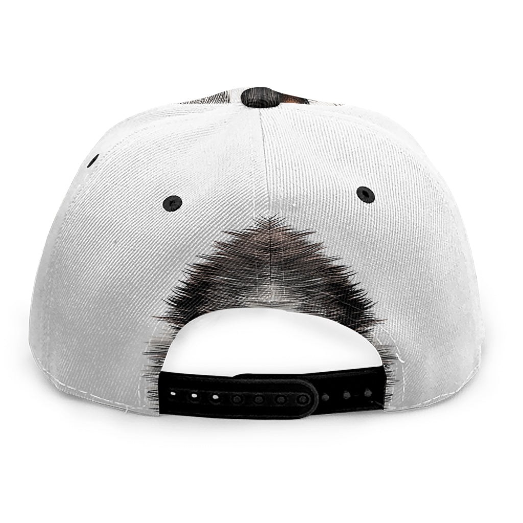 Hand Drawn Alaskan Malamute Print Snapback Cap