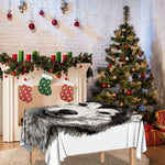 Hand Drawn Alaskan Malamute Print Tablecloth