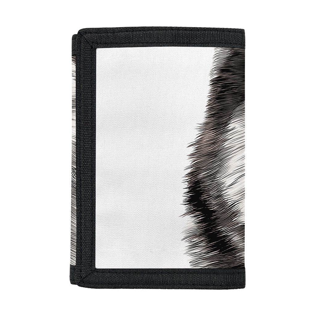 Hand Drawn Alaskan Malamute Print Trifold Wallet
