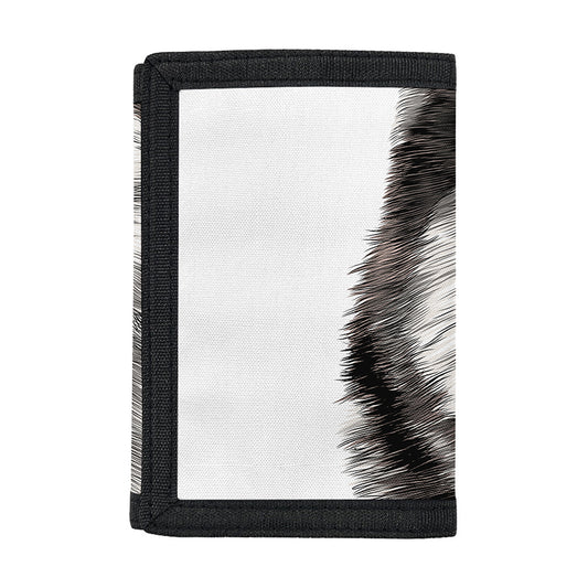 Hand Drawn Alaskan Malamute Print Trifold Wallet