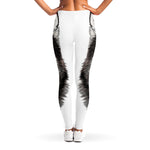 Hand Drawn Alaskan Malamute Print Women's Leggings