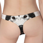 Hand Drawn Alaskan Malamute Print Women's Thong