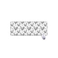 Hand Drawn Chicken Pattern Print Extended Mouse Pad