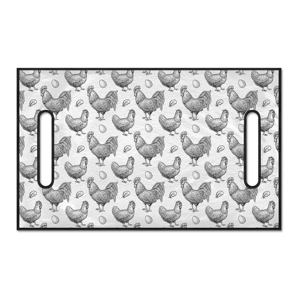 Hand Drawn Chicken Pattern Print Golf Cart Seat Cover