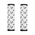 Hand Drawn Chicken Pattern Print Handle Covers