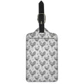 Hand Drawn Chicken Pattern Print Luggage Tag