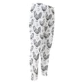 Hand Drawn Chicken Pattern Print Men's Compression Pants