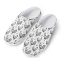 Hand Drawn Chicken Pattern Print Mesh Casual Shoes