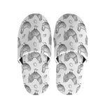 Hand Drawn Chicken Pattern Print Slippers