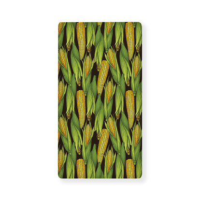 Hand-Drawn Corncob Pattern Print Baby Crib Sheet