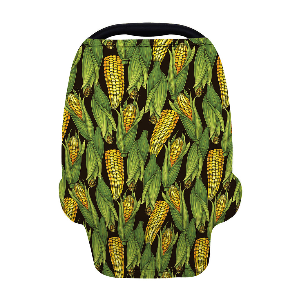 Hand-Drawn Corncob Pattern Print Baby Seat Cover