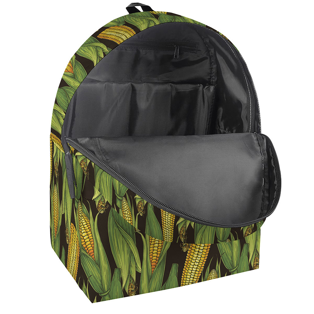 Hand-Drawn Corncob Pattern Print Backpack