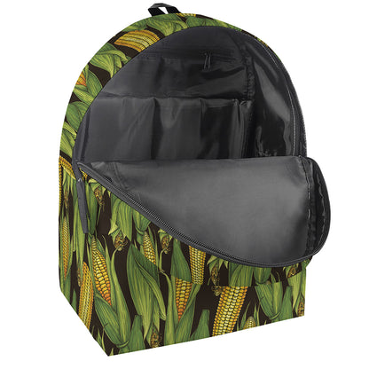 Hand-Drawn Corncob Pattern Print Backpack