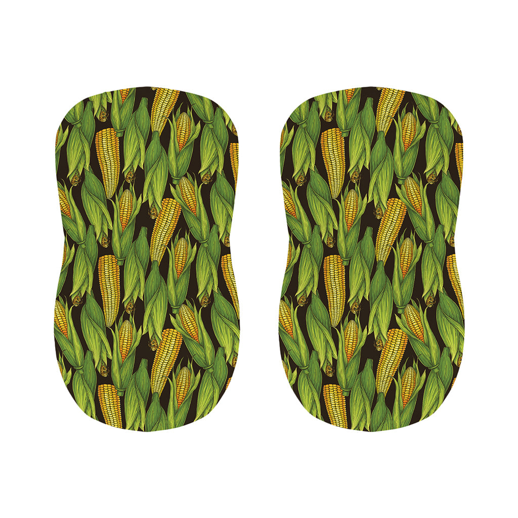 Hand-Drawn Corncob Pattern Print Bar Stool Covers