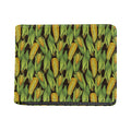 Hand-Drawn Corncob Pattern Print Bifold Wallet