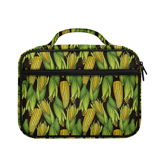Hand-Drawn Corncob Pattern Print Briefcase Bible Bag