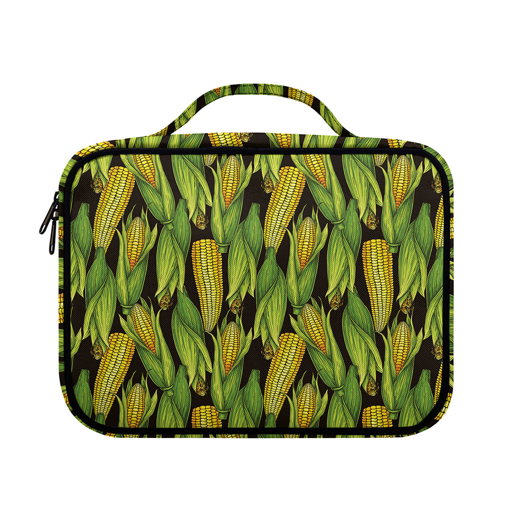 Hand-Drawn Corncob Pattern Print Briefcase Bible Bag