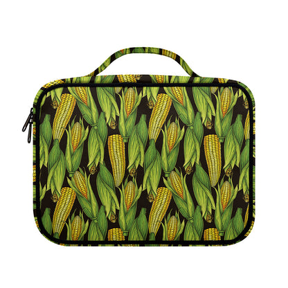 Hand-Drawn Corncob Pattern Print Briefcase Bible Bag