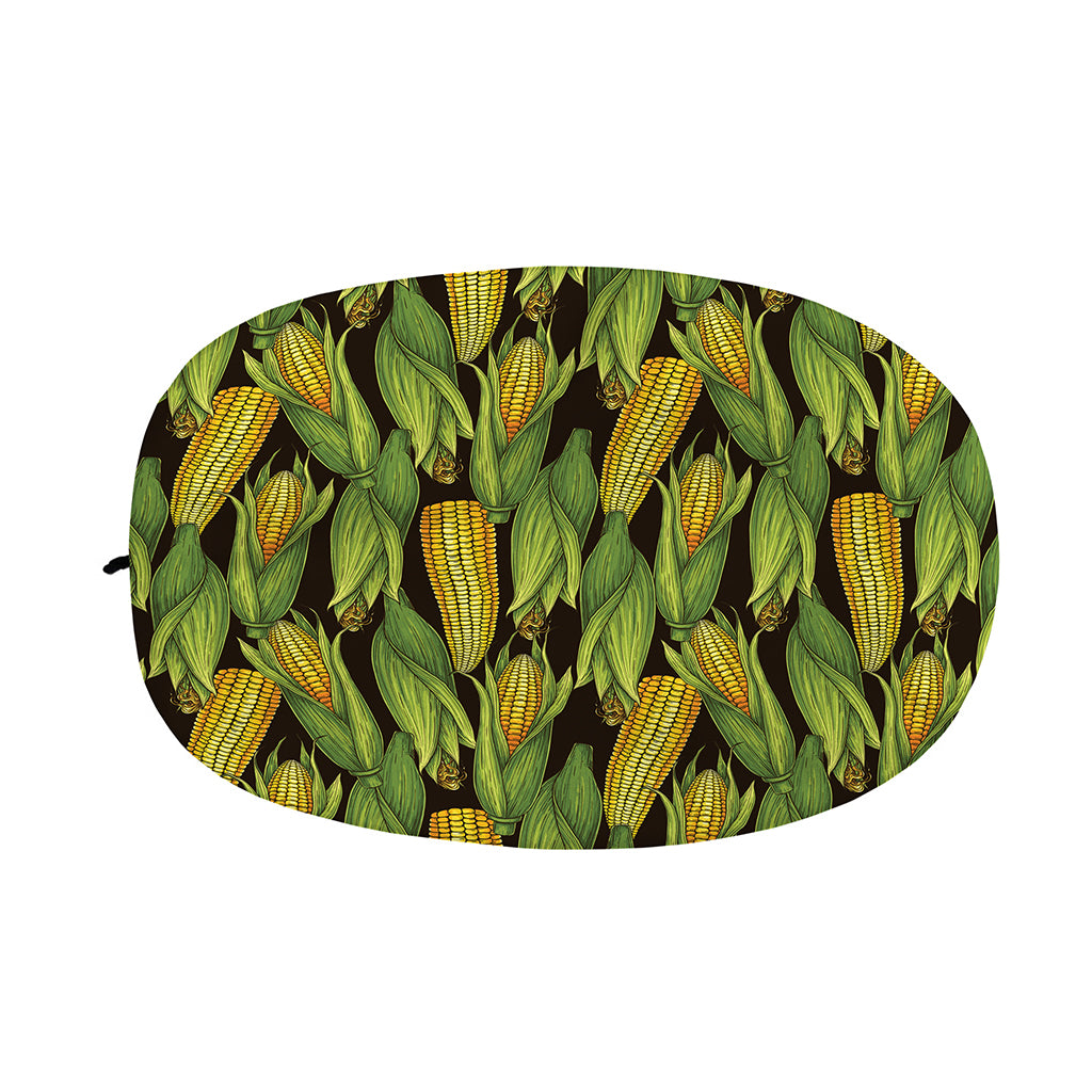 Hand-Drawn Corncob Pattern Print Car Side Mirror Covers