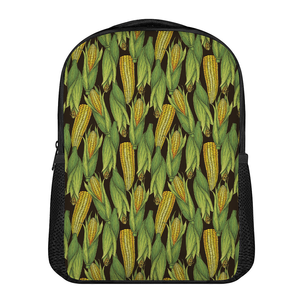 Hand-Drawn Corncob Pattern Print Casual Backpack