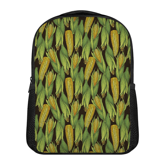 Hand-Drawn Corncob Pattern Print Casual Backpack