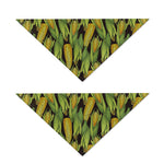 Hand-Drawn Corncob Pattern Print Dog Bandana
