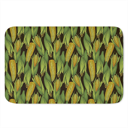 Hand-Drawn Corncob Pattern Print Indoor Door Mat
