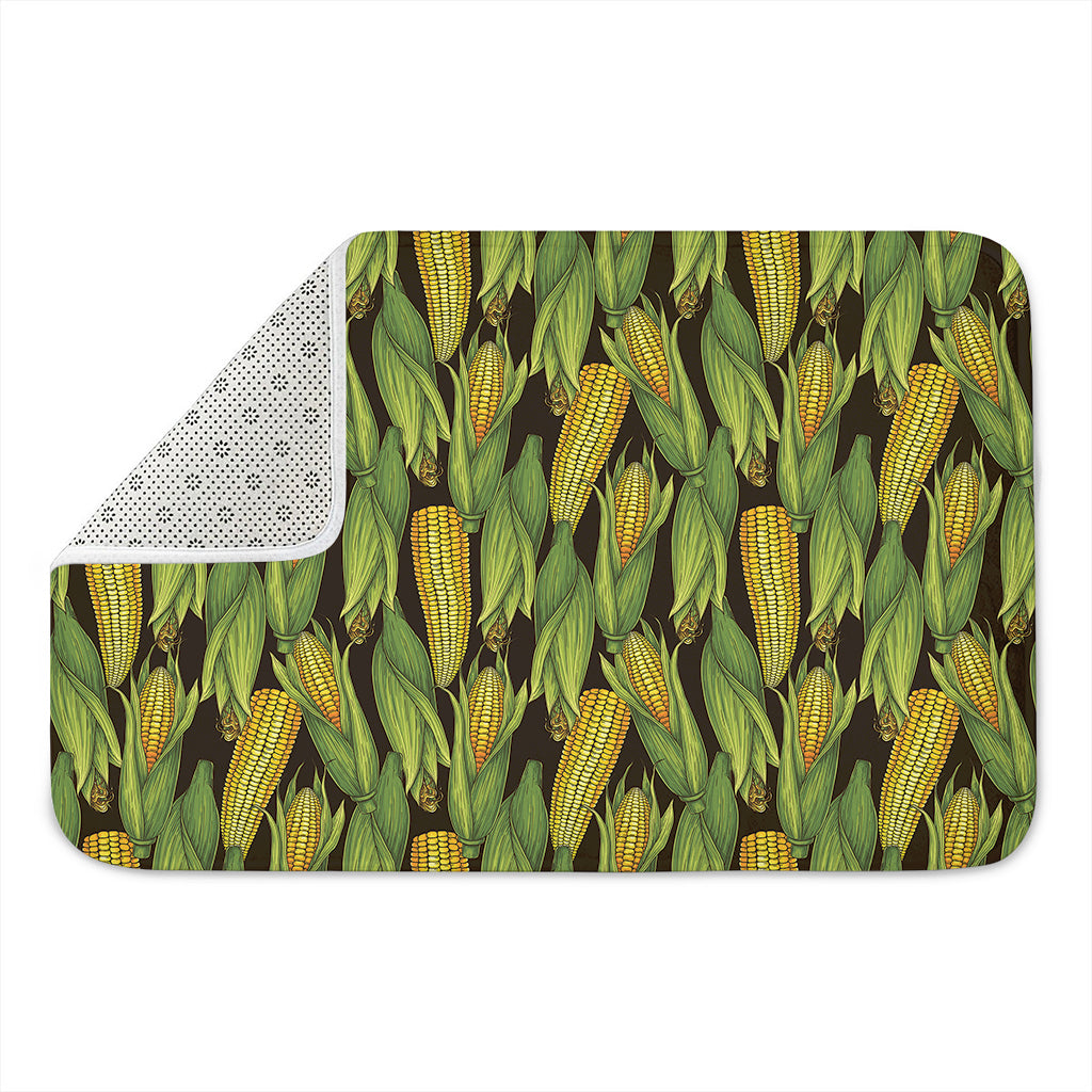 Hand-Drawn Corncob Pattern Print Indoor Door Mat