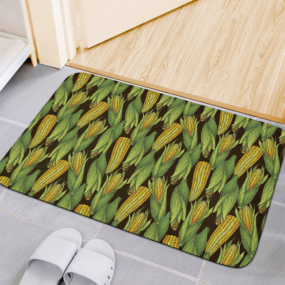 Hand-Drawn Corncob Pattern Print Indoor Door Mat