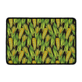 Hand-Drawn Corncob Pattern Print Kitchen Mat