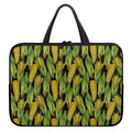 Hand-Drawn Corncob Pattern Print Laptop Sleeve With Handle