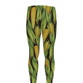 Hand-Drawn Corncob Pattern Print Men's Leggings